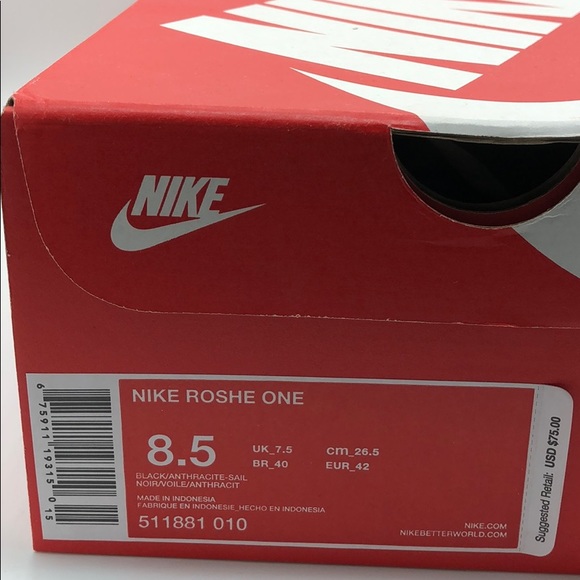 Nike Roshe One Men’s Women’s - Picture 8 of 8